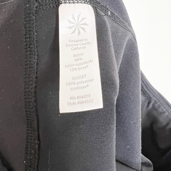 Athleta Balance Capri Crop Leggings Black Color Leggings 964552 - Picture 6 of 6